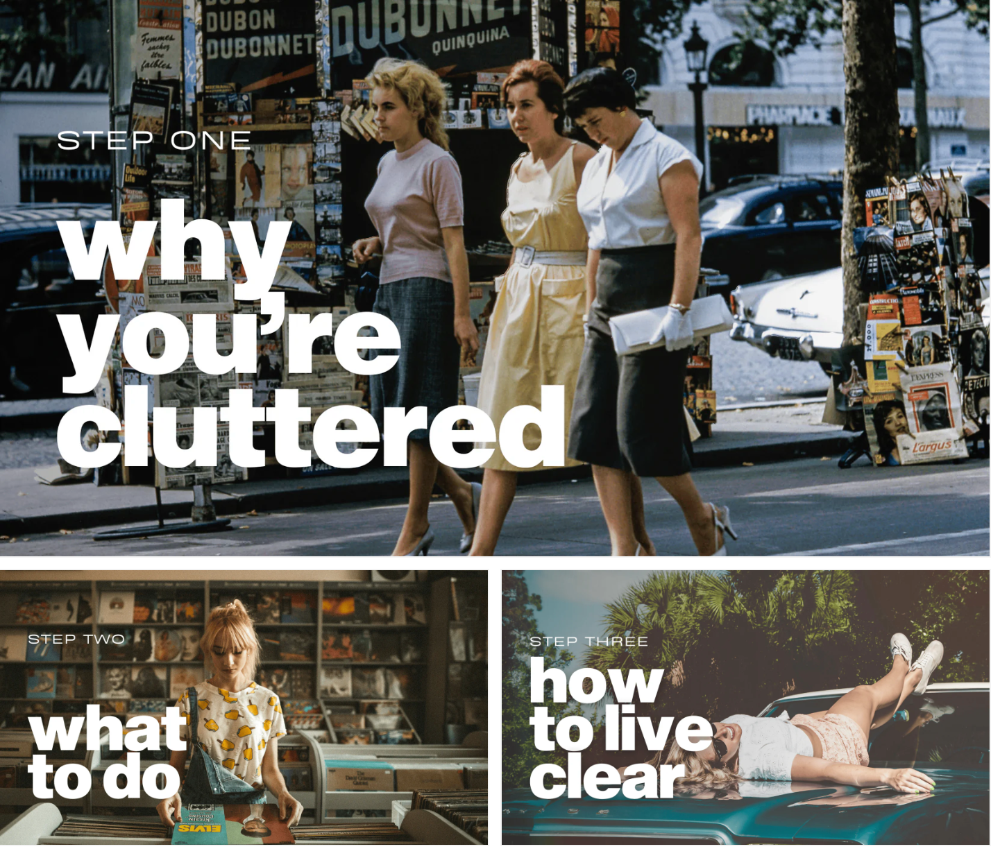 declutter your nervous system - shed density